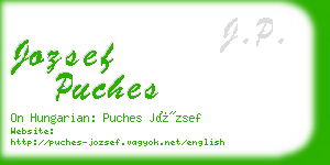 jozsef puches business card